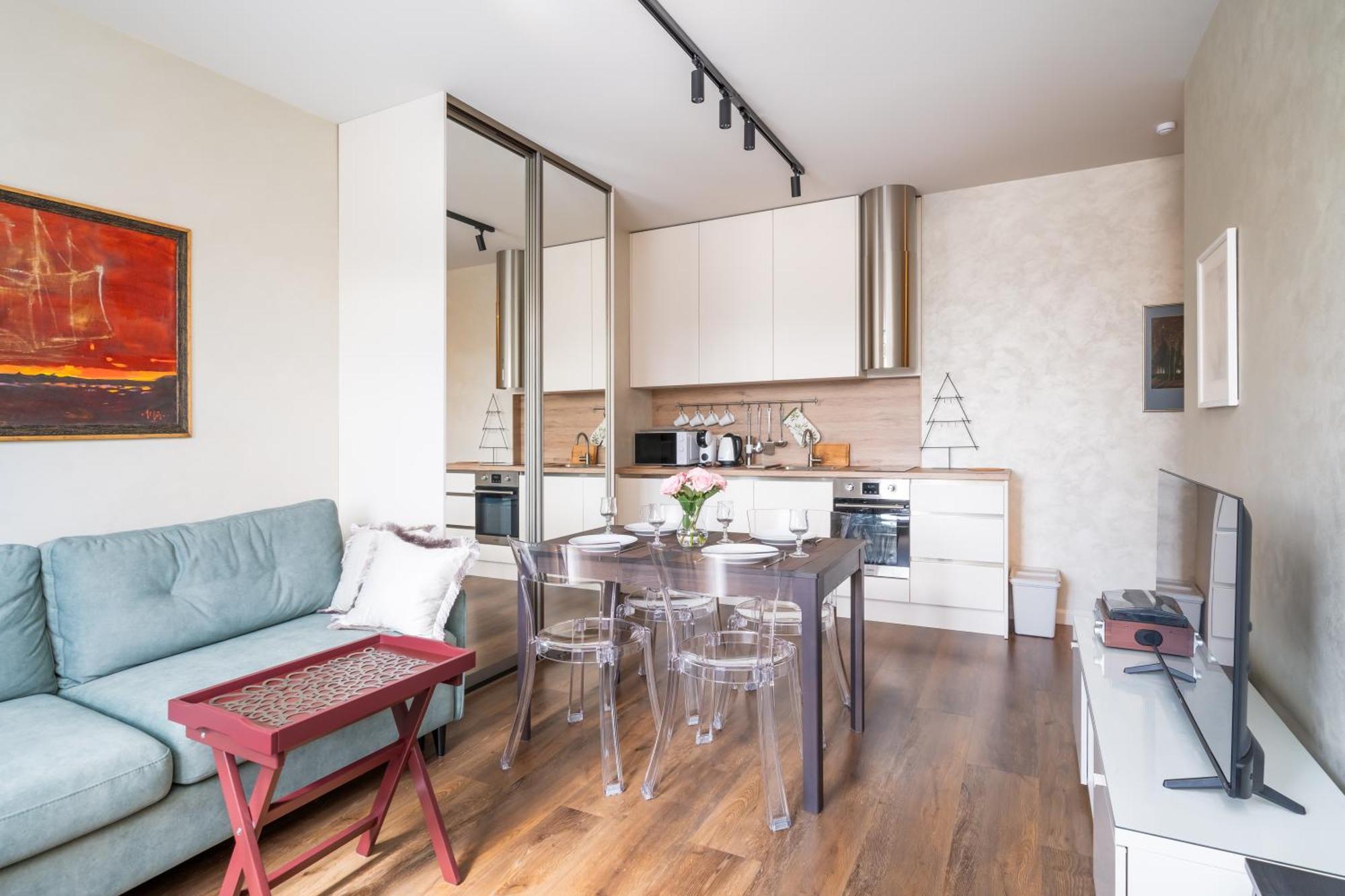 Location 1-bedroom Lejlighed Riga